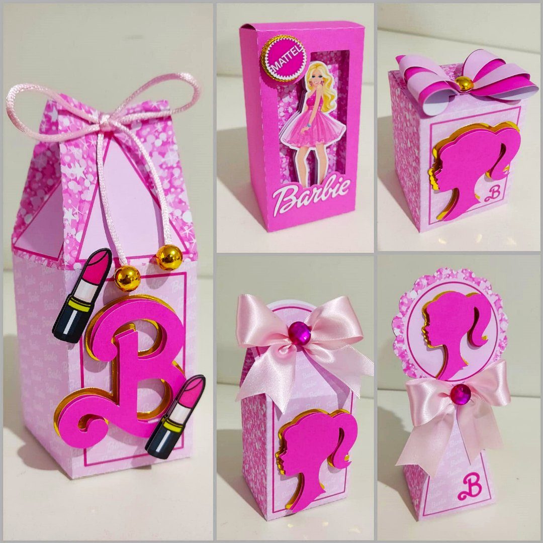 Boîtes personnalisées thème Barbie