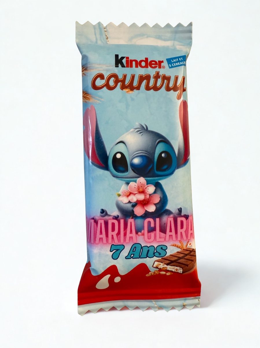 Barre Kinder Country personnalisée Stitch